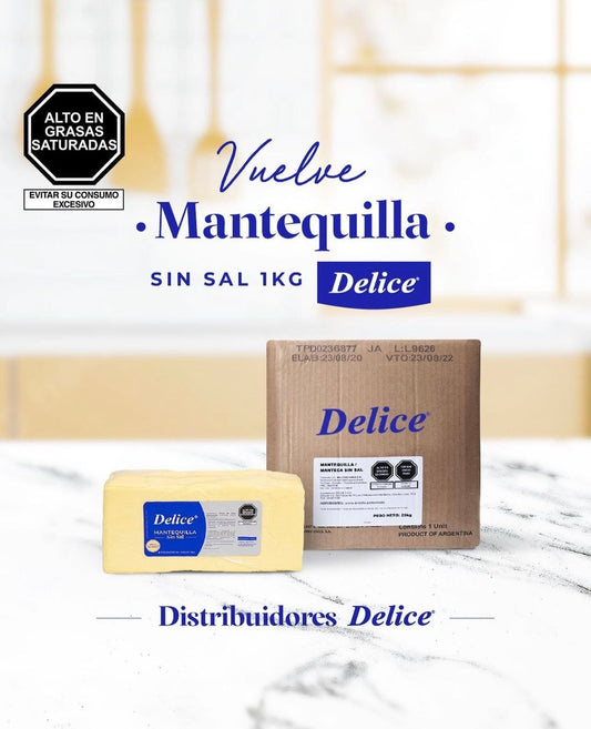 MANTEQUILLA CON  SAL BLOQUE 1 KG