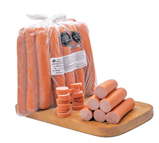 SALCHICHA FRANKFURTER CERDEÑA DE 2 KG
